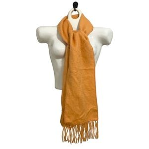 Peruvian Link artisan peach alpaca wool blanket scarf